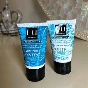 LatinUs Beauty Impossible Keratin Hair Control Shampoo & Conditioner 1 oz